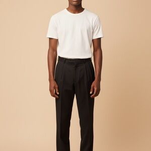 Elegant Black Men's Dress Pants